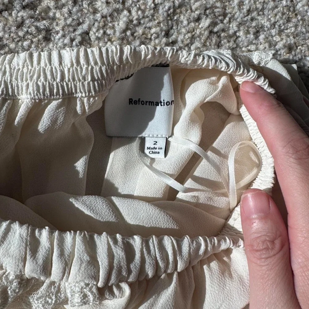 Reformation Cream Maxi Skirt - Picture 6 of 6